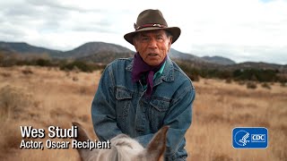 Wes Studi offer COVID-19 Vaccine Guidance to Tribal Communities 66 sec