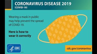 Wearing a Cloth Face Covering in public may help prevent the spread of COVID-19