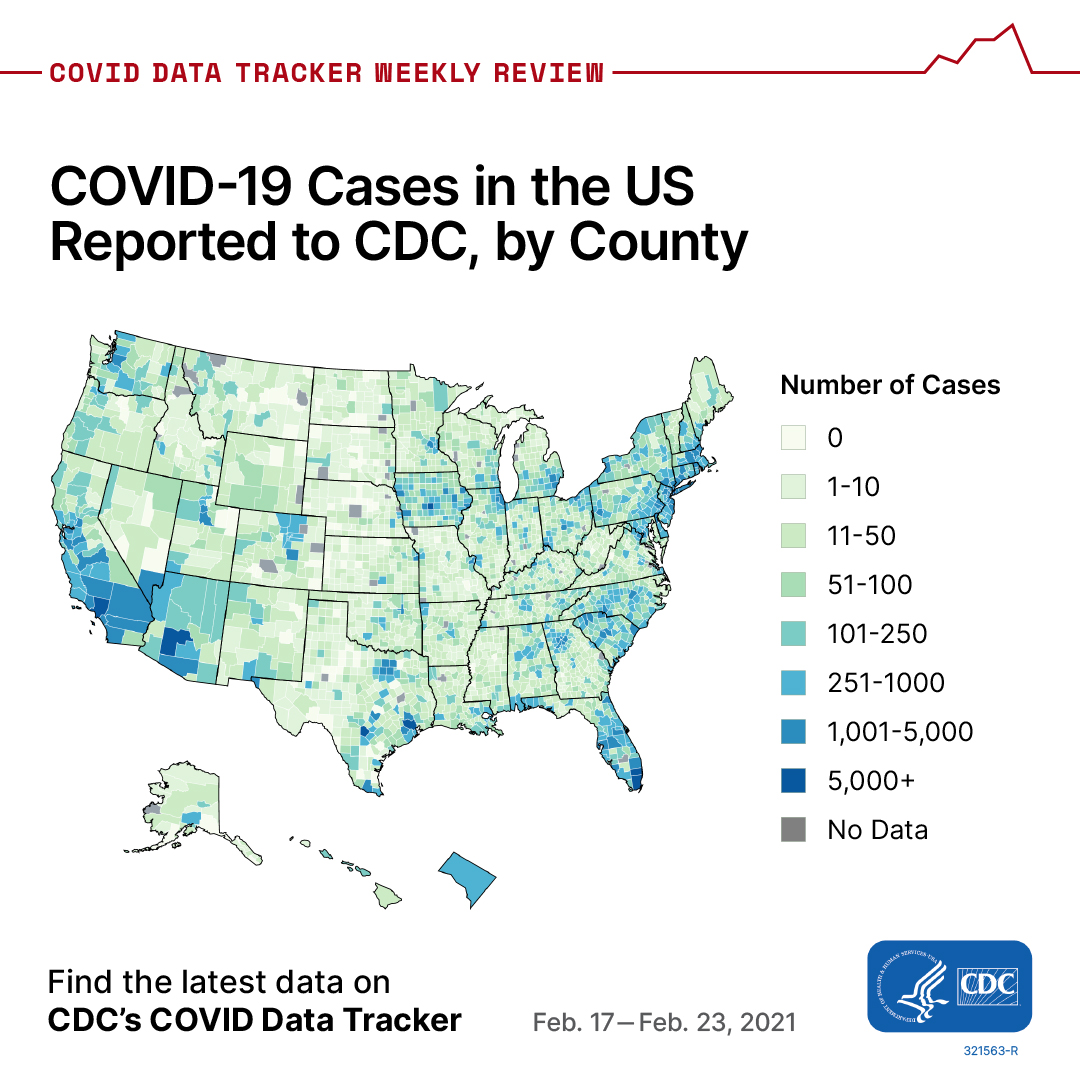 COVID Data Tracker Weekly Report February 26, 2021