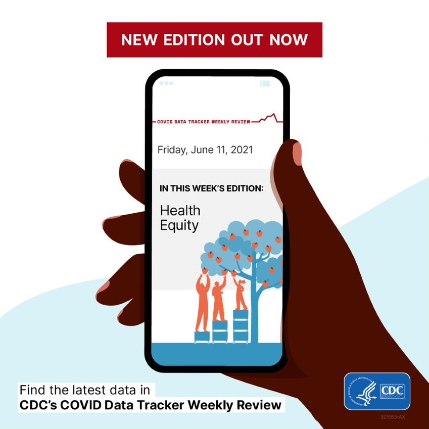 New Edition Out Now COVID Data Tracker Review Friday, June 11, 2021 Health Equity