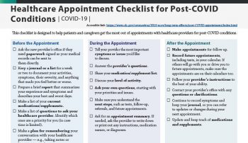 Healthcare Appointment Checklist
