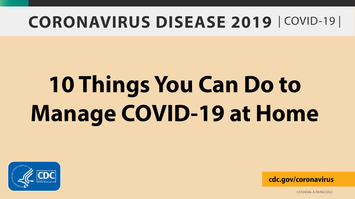 thumbnail image for printout: 10 things you can do to manage your COVID-19 symptoms at home