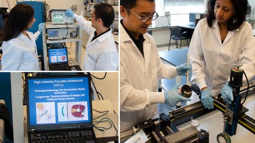 FDA scientists demonstrate a more reliable method that they developed for assessing the effects of novel High Intensity Therapeutic Ultrasound (HITU) devices and approaches on tissue.