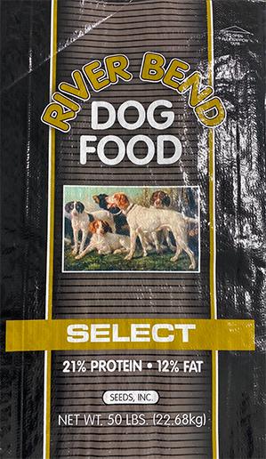 Image – RIVER BEND, DOG FOOD, SELECT, NET WT. 50 LBS.