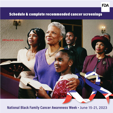 Schedule and completed recommended cancer screening