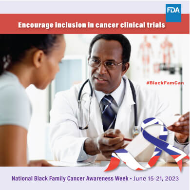 Encourage inclusion in cancer clinical trials