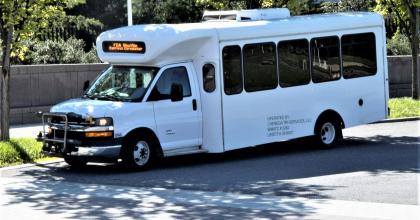 An FDA shuttle bus