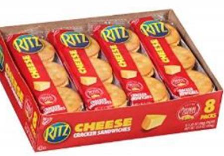 10.8OZ RITZ CHEESE CRACKER SANDWICHES