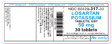 “Losartan Potassium Tablets, USP 50mg, 30 tablets”