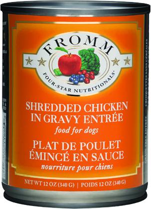 Fromm Four-Star SHREDDED CHICKEN IN GRAVY ENTRÉE