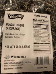 Package image, Shirakiku Black Fungus