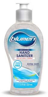 Product image, BLUMEN ADVANCED HAND SANITIZER 7.5 FLOZ / 221ML