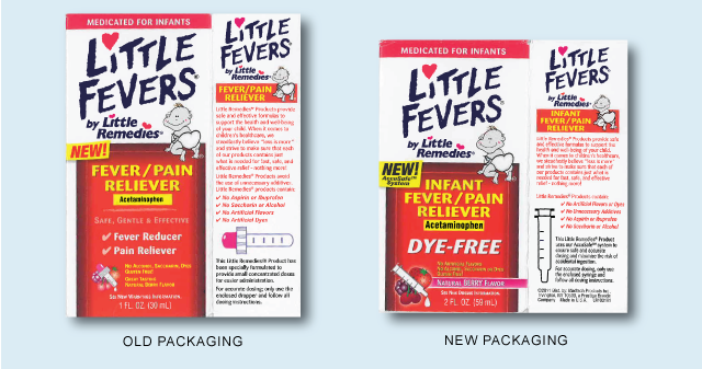 Infant Acetaminophen containers