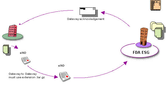 Process Chart - Creating tar files for FDA ESG Web Interface Submissions