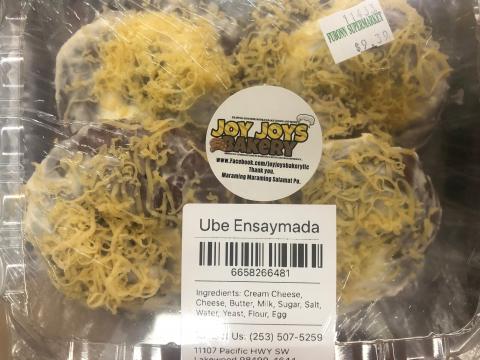 Joy Joys Bakery Ube Ensaymada