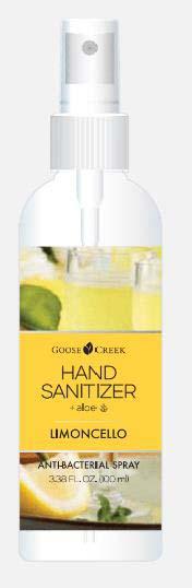 Limoncello Anti-Bacterial Spray, 3.38 fl oz.