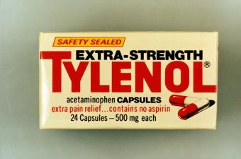 color image of box of Tylenol