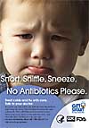 Snort. Sniffle. Sneeze. No Antibiotics Please. (grimacing baby)