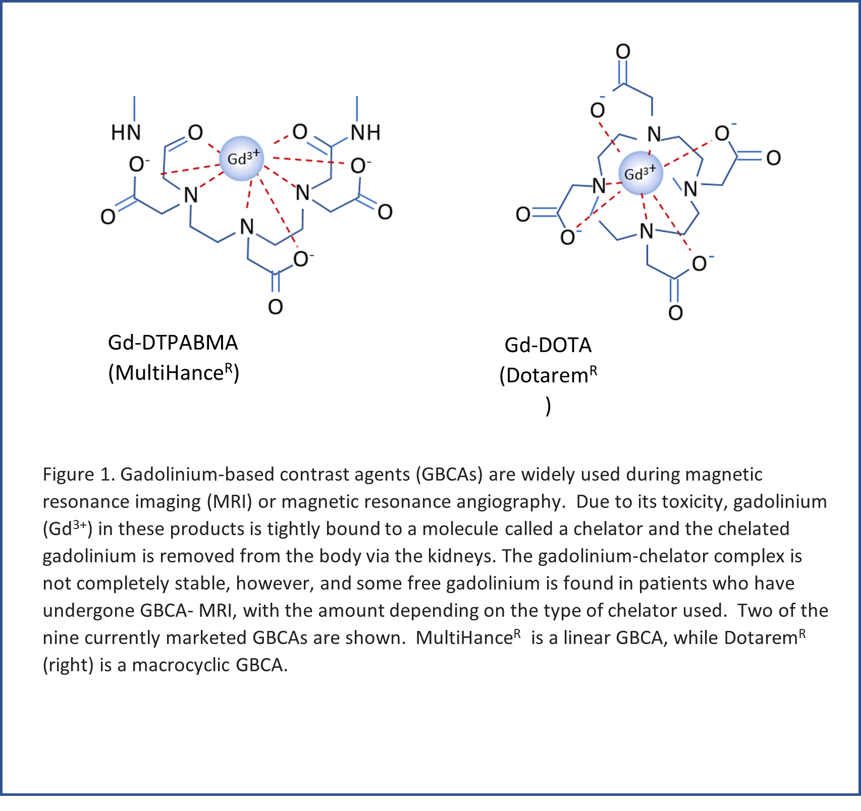 Gadolinium-based contrast agents (GBCAs)