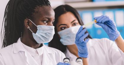 Two Female Researchers