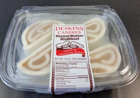 “Deskin Candies Peanut Butter Pinwheels, 16 oz.”