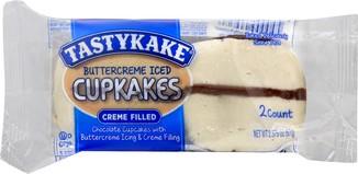 Tastykake buttercreme iced chocolate cupcakes(2ct) 2.375 oz