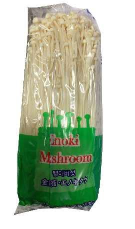 Product image front, H&C Food Inc. Enoki Mushroom 7.05oz (200g)