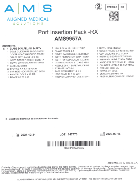 AMS9957A	Port Insertion Pack