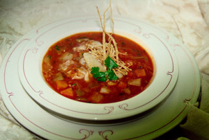 bowl of oyster soup