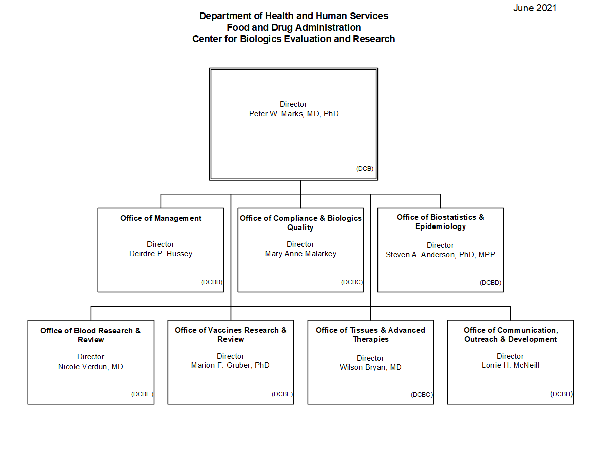 FDA CBER Leadership 2021 03 03