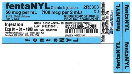 "50 mcg/mL Fentanyl Citrate (Preservative Free) Injection"