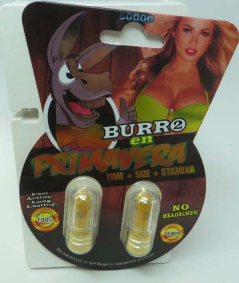 Label, BURRO en PRIMAVERA 60000