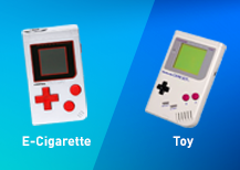 e-cigarette looks like toy