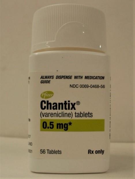 Chantix (varenicline) Tablets, 0.5 mg