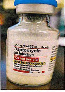 Image 2 – Vial – Daptomycin for Injection 500mg/vial