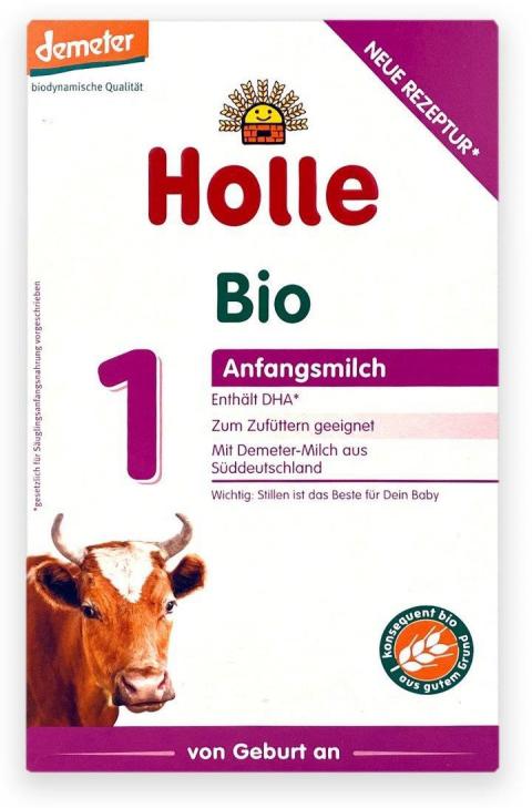 Labeling, Holle Bio Anfangsmilch 1