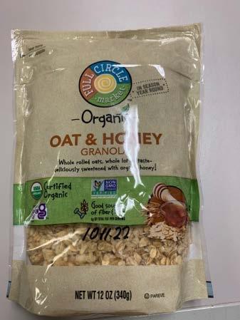 Image 1 – Full Circle oat and Honey Front