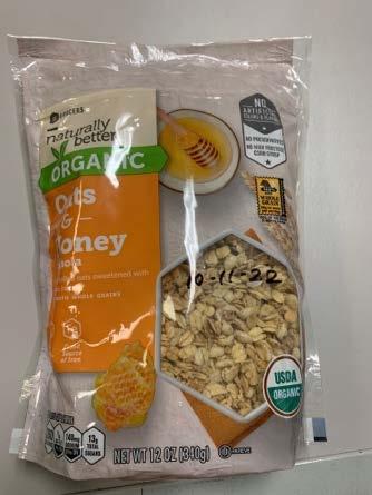 Image 3 – SEG Naturally Better Organic Oats and Honey Front