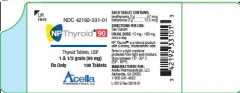 Labeling, NP Thyroid 90