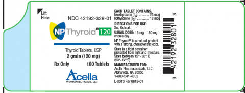 Labeling, NP Thyroid 120