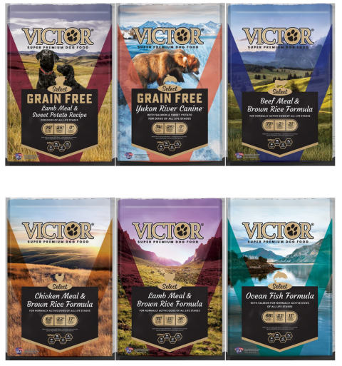 Representative labeling, Victor Dog Food – 3