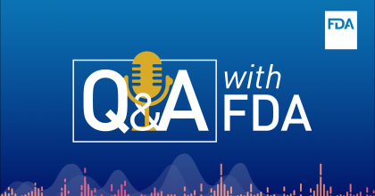 FDA Q&A Podcast logo
