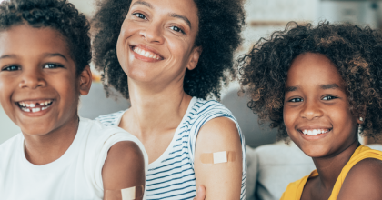 Image of Family who received injections