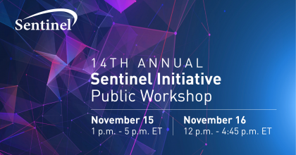 14th annual Sentinel Initiative Public Workshop