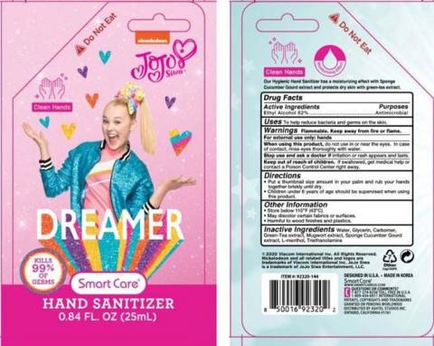 JoJo Siwa Hand Sanitizer