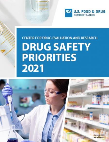 Drug Safety Priorities Report  2021 Cover