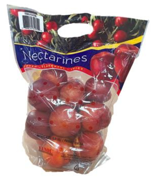 Image 9: “HMC Farms Nectarines label, 4 lb. bag”