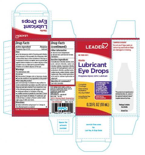 Lubricant Eye Drops (Propylene Glycol, 0.6%), Carton Label