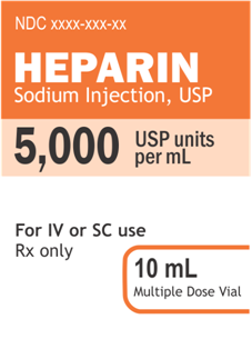 Current Heparin Label