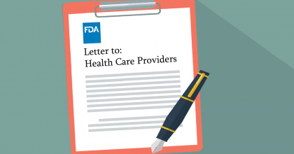 Letter to Healthcare Providers